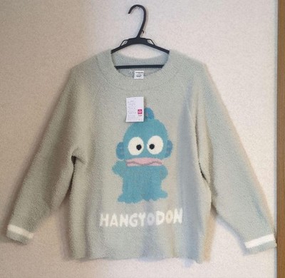 Hangyodon Sweater size M Length:23.62'' Width:22.83'' Chest:31.1-34.25'' Sanrio
