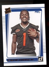 2021 DONRUSS DWAYNE ESKRIDGE RATED ROOKIE PORTRAIT # 276 SEAHAWKS