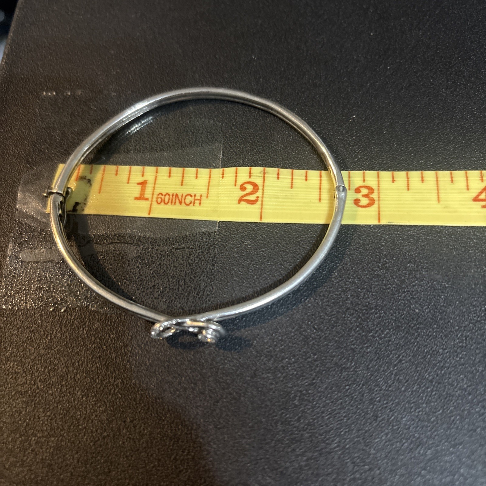 Infinity Knot 925 Silver Lab Created Diamonds Hin… - image 8