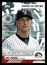 2016 Topps Pro Debut - Distinguished Debuts - #DD-25 Mike Nikorak
