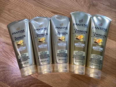 Pantene Pro-V 3 Minute Miracle Daily Moisuture Renewal Conditioner  Lot Of 5