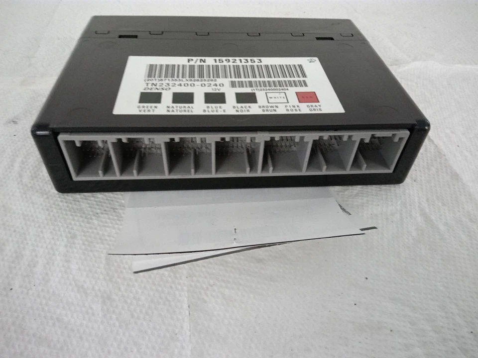 ECM Body Control BCM Left Hand Dash 15921353 CTS Equinox Express Savana Acadia - Image 2 of 2