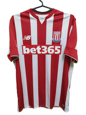 Stoke City football jersey home shirt 2015-16 New Balance size M