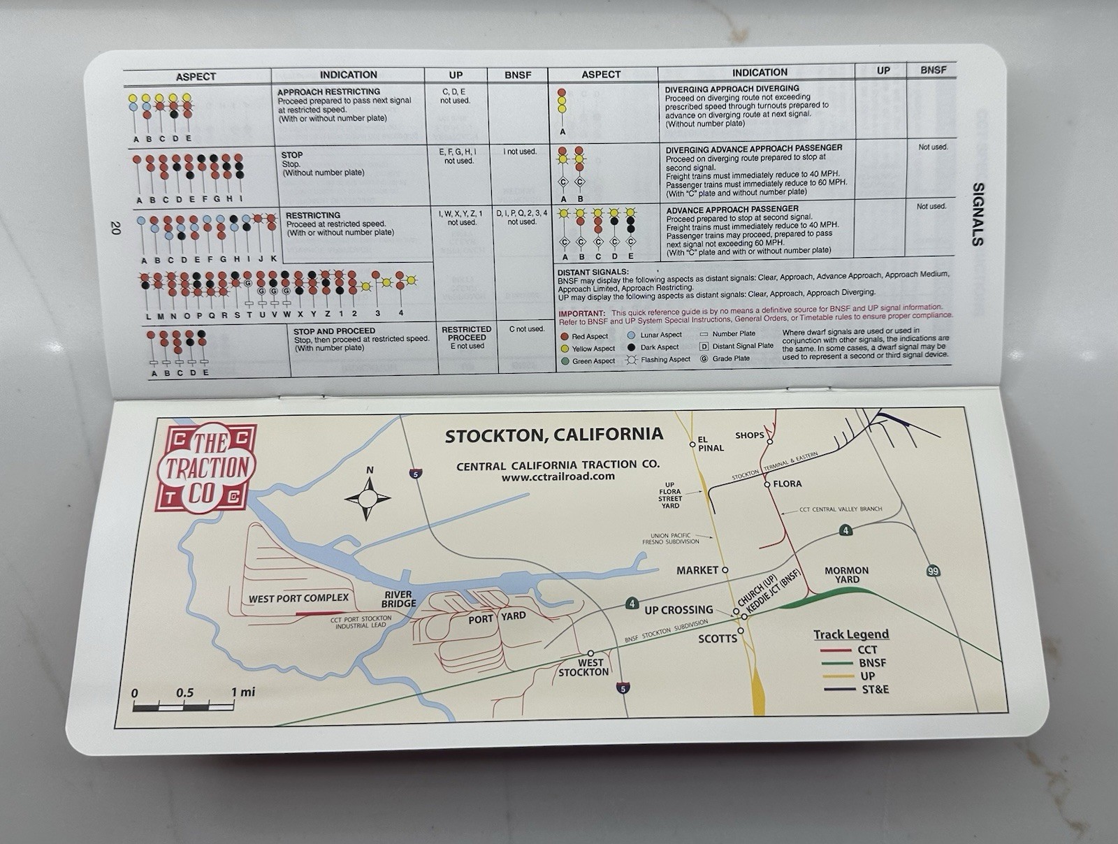 Central California Traction Company ETT  39  11/10/2008 CCT employee timetable