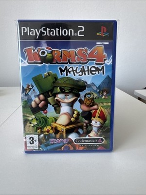 Worms 4 - Mayhem (Sony PlayStation 2, 2007) - PS2 - OVP Anleitung