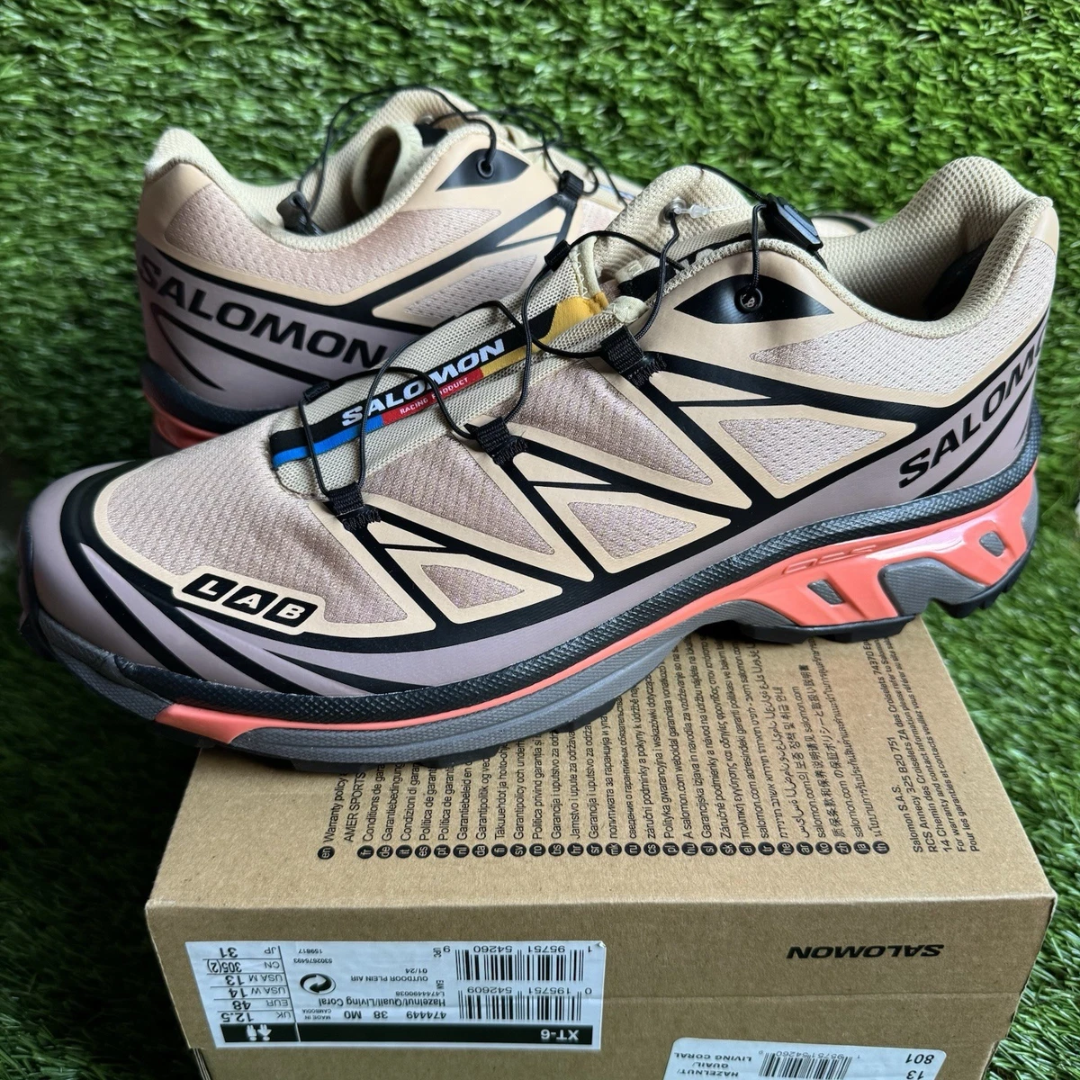 Salomon XT-6 Hazelnut Quail Living Coral for sale | eBay