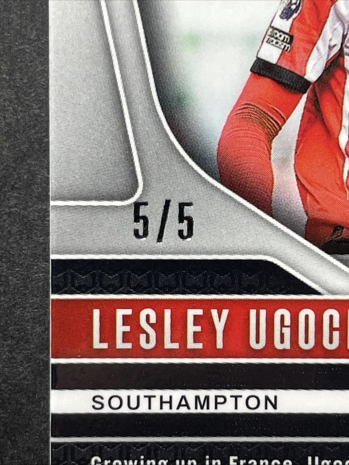 2024-25  Prizm EPL Lesley Ugochukwu #295 Green Breakaway Prizm RC 5/5 - Image 3 of 3