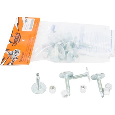 Woodys Grand Master Silver Studs 1.45'' - 12 Pack GMP-1450-12