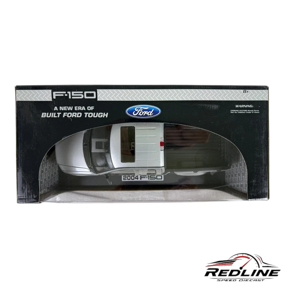 🇺🇸🇺🇸Beanstalk Group 2004 Ford F-150 Silver Pickup Truck 1:18 LN🇺🇸🇺🇸 - Image 3 of 4