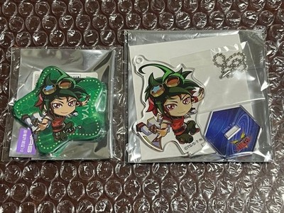 Sakaki Yūya YuGiOh! Cafe Orig. Badge & Acrylic Stand ARCV, Star Shaped Badge,