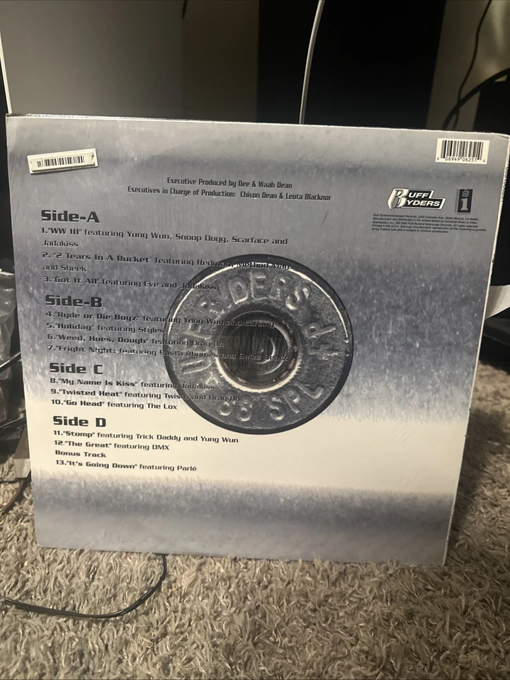 Ruff Ryders Compilation Ryde Or Die Vol. II 2LP Vinyl (Year 2000) Very Rare! - Image 3 of 4