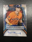 2025 Topps Tribute #TA-ZD Zach Dezenzo Tribute Autographs Blue #/150
