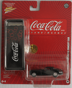 Johnny Lightning-chrysler Atlantic concept car negro "coca-cola" nuevo en el embalaje original Johnny Johnny Johnny Lightning-chrysler Atlantic concept car negro