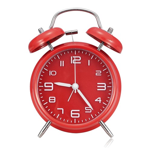 TWEMCO Rectangular Style Retro Bedroom Desktop Flip Clock QT30 Red
