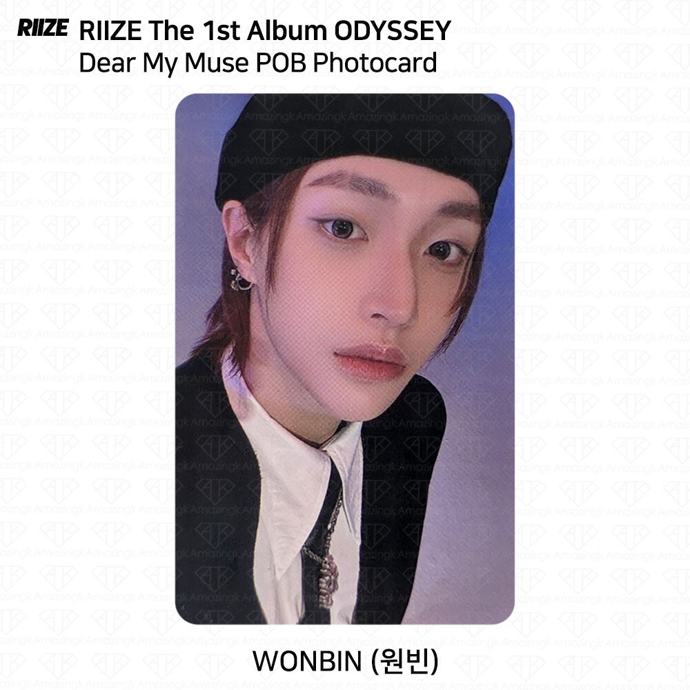 RIIZE odyssey dear my muse ウォンビン ラッキードロー RIIZE The 1st Album ODYSSEY Dear My Muse POB Photocard KPOP K-POP