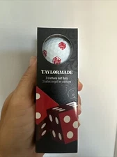 Taylormade TP5x Dice Pix one sleeve 3 golf balls Vegas Shuffle