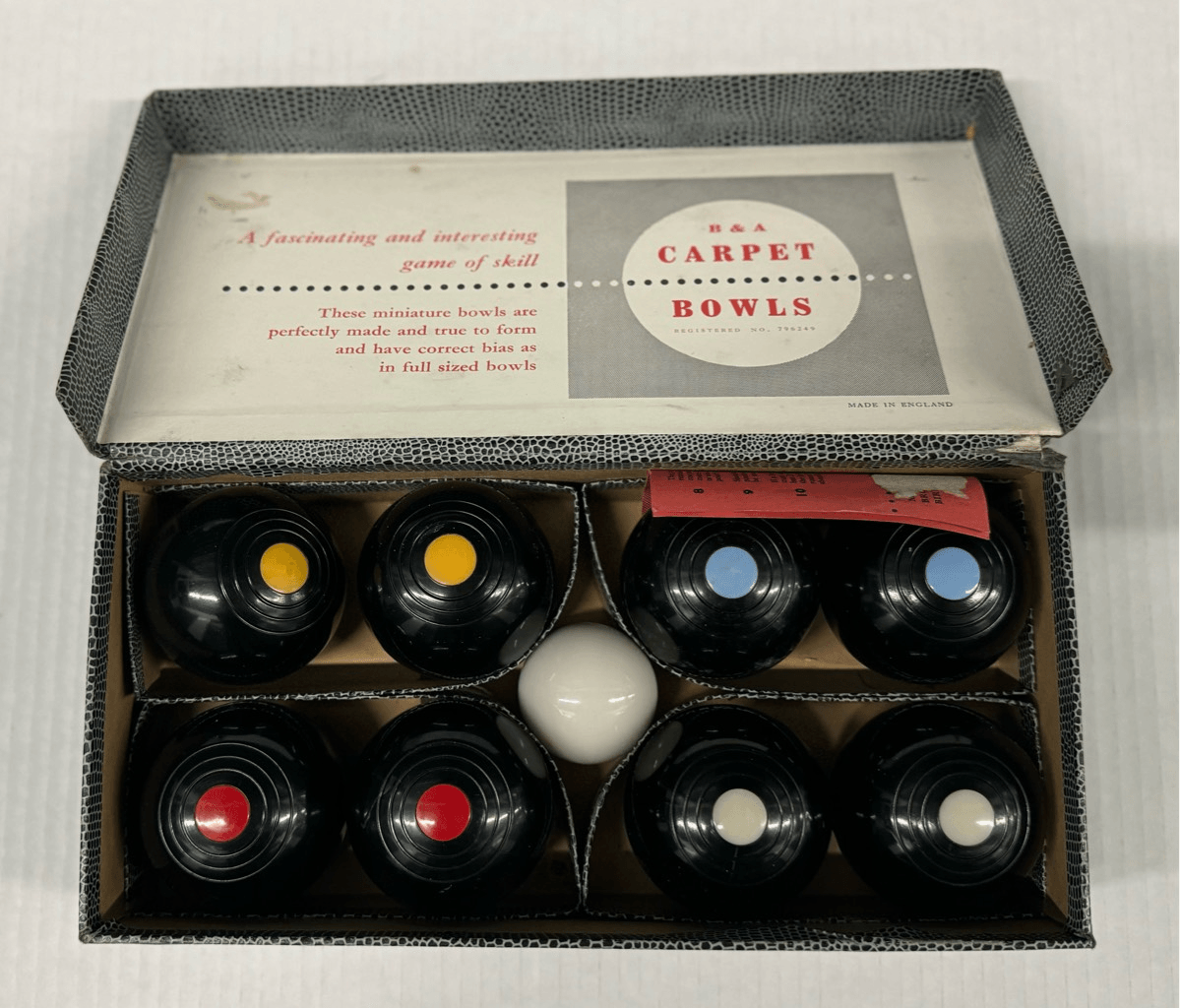 B & A Bowls Indoor Carpet Game eBay