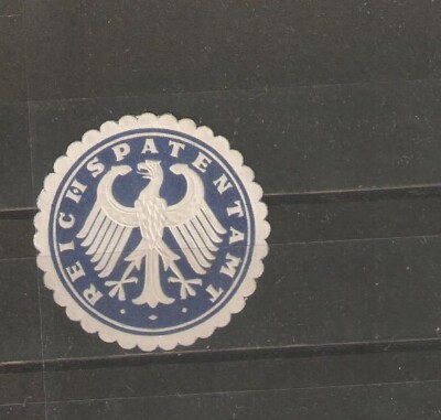 Seal stamp Reichspatentamt (Weimar Republic?)