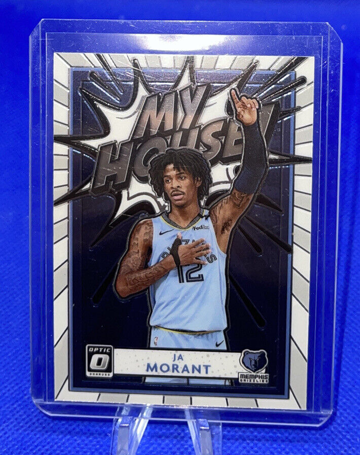 JA MORANT 2020-21 Panini Donruss Optic #3 MY HOUSE! Memphis JA MORANT 2020-21 Panini Donruss Optic #3 MY HOUSE! Memphis