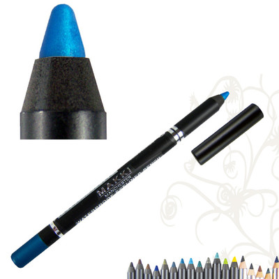 Eyeliner Makki Metallisch Elektrisch Blau Gleiter Wasserfest