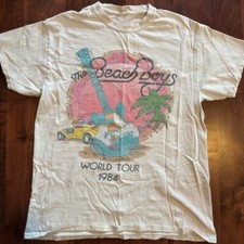 1984 The Beach Boys World Tour Cotton Shirt Unisex Concert S to 5XL CM271