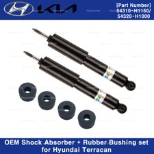Genuine Front Shock Absorber Lhrh W Rubber Bushing Set For Hyundai Terracan Genuine Front Shock Absorber Lhrh W Rubber Bushing Set For Hyundai Terracan