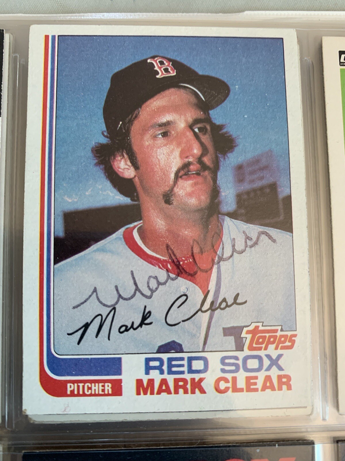 5 different Red Sox autographed baseball cards eBay