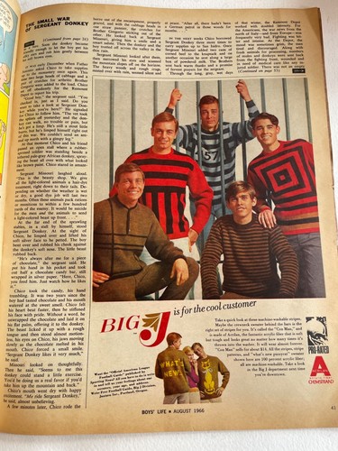 Boys Life Magazine August 1966 Alpine Adventure Ephemera Vintage Ads Scrapbook - Picture 6 of 7