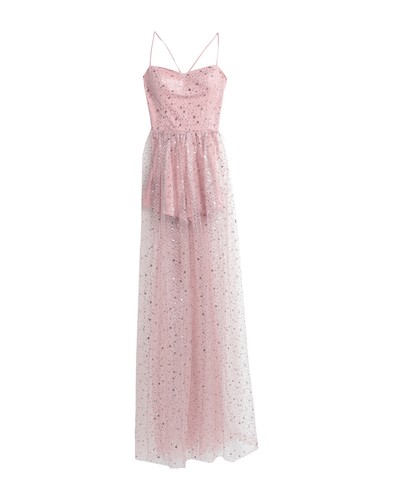 RRP €390 SOANI Soani Lace Dress Overlay Playsuit IT38 US2 UK6 XS Pink Sequins - Picture 3 of 6