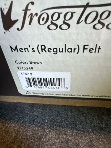frogg toggs Men's Rana II Bootfoot Hip Wader 2716249 Brown NIB - Picture 3 of 4