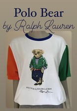 NWOT Polo Bear Ralph Lauren Color Blocked New Youth. Sizes S, M, L  XL