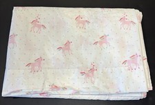 Pottery Barn Kids Rainbow Unicorn Twin Flat Sheet