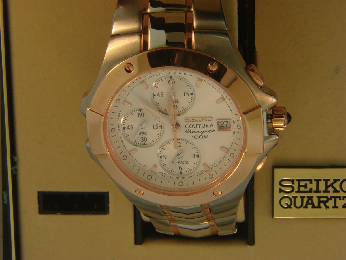 Mens Seiko Coutura Chronograph 100M Sapphire Crystal. Japan Movement. St Steel Mens Seiko Coutura Chronograph 100M Sapphire Crystal. Japan Movement. St Steel