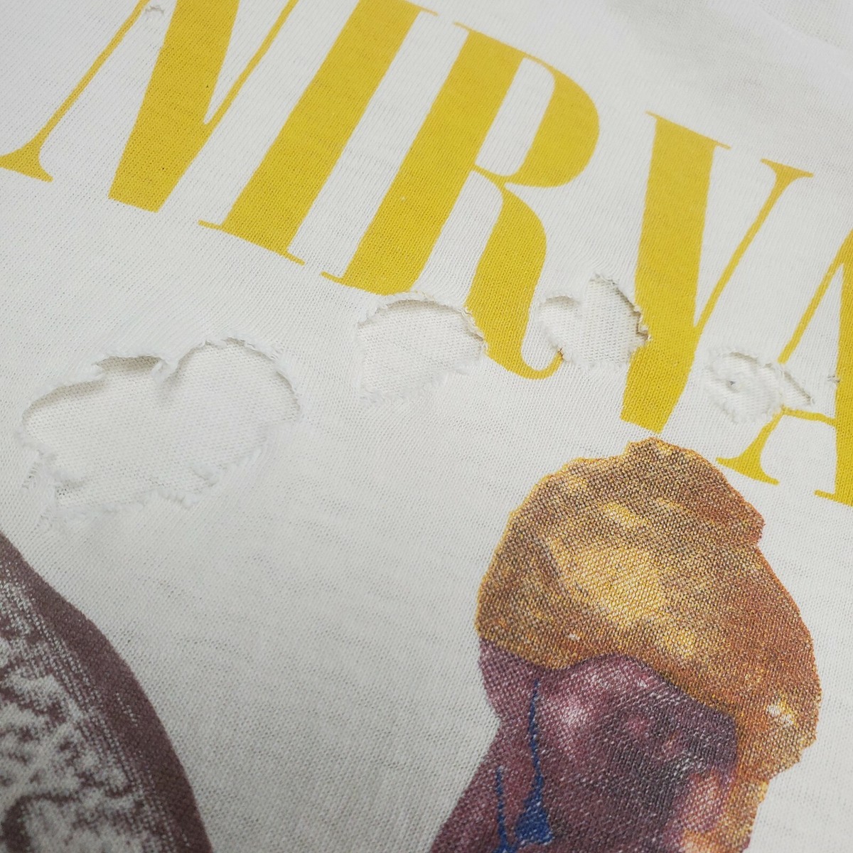 Vtg Nirvana In Utero Shirt 1993 Giant Tag Rock Band Tee Kurt Vtg Nirvana In Utero Shirt 1993 Giant Tag Rock Band Tee Kurt