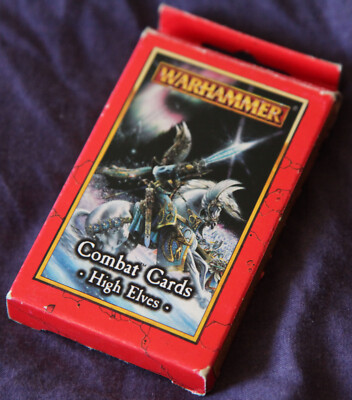 Hochelfen Kampfkarten, Warhammer Fantasy Schlachten, Games Workshop
