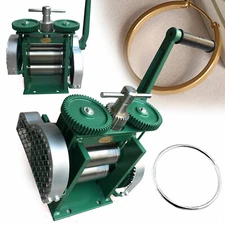 Manual Combination Rolling Mill Machine Jewelry Press Making (Flake &Round Wire)