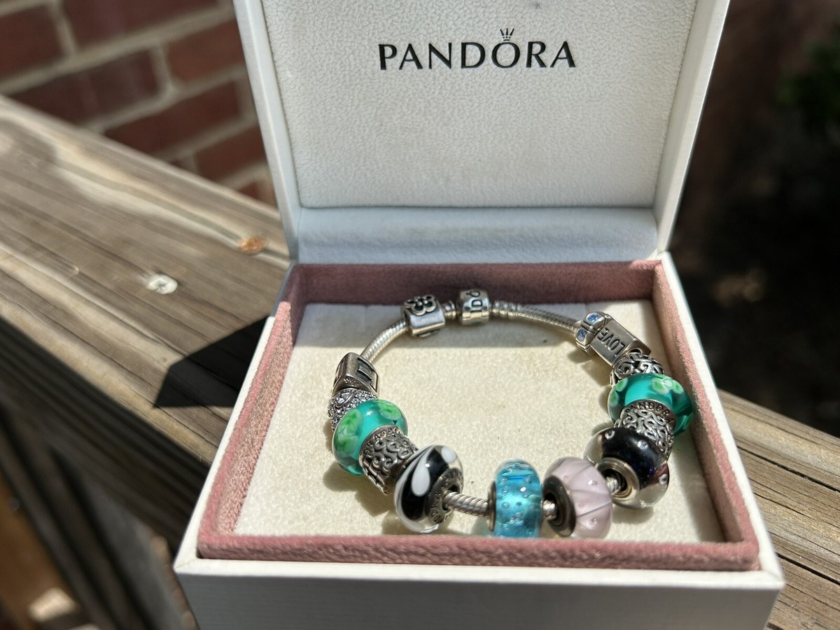 Pandora Bracelet With 14 charms! (authentic) | eBay