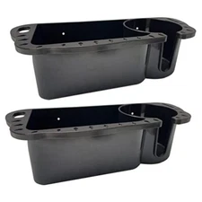 2 Pack Boat Caddy Organizer Marine Cup Holder Universal Fit for Bass Boat Kay...