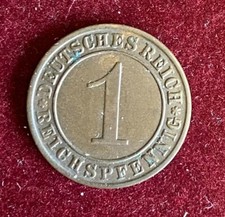 M389 – Münze 1 Pfennig 1925 A Reichspfennig Deutsches Reich Weimarer Republik