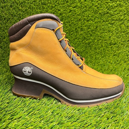 Timberland Euro Dub Womens Size 9.5M Brown Outdoor Wedge Heel Chukka Ankle Boots
