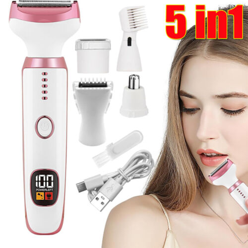 5-In-1,Elektrischer Rasierer Intimbereich Elektrischer Damenrasierer für Frauen - Bild 3 von 19