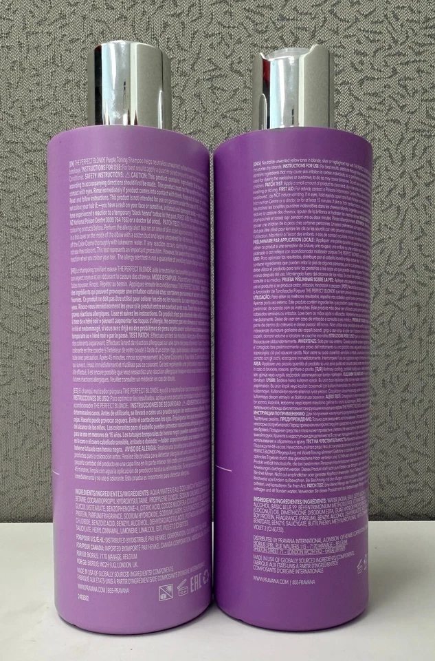 Pravana The Perfect Blonde, Purple Toning Shampoo & Conditioner, 11 oz - Image 2 of 4