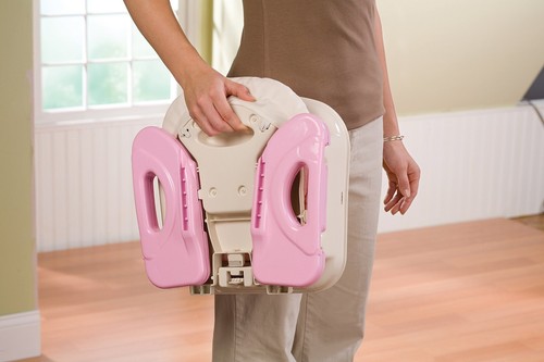 Baby Portable Booster Seat Table Folding Compact Feeding High Chair Toddler Tray - Picture 6 of 9