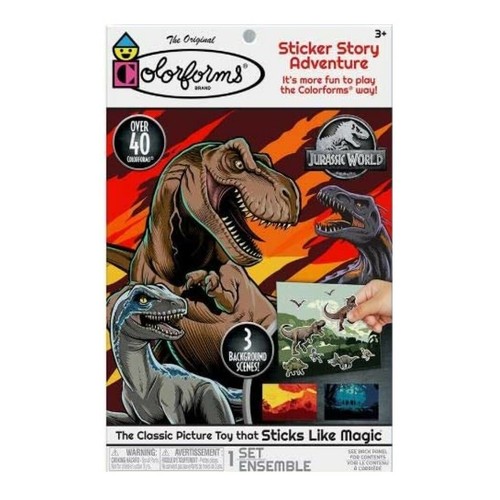My Little Pony, Jurassic World & Toy Story 4 -Colorforms Sticker Adventure sets - Picture 2 of 4