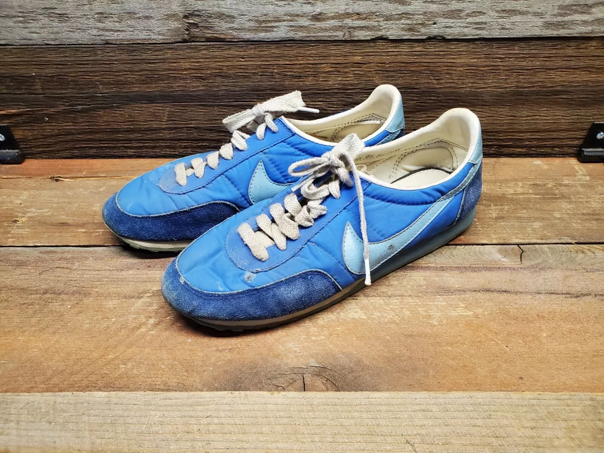 Scarpe da ginnastica vintage OG 1980 Nike Roadrunner Taiwan taglia 9 1 2 logo ar