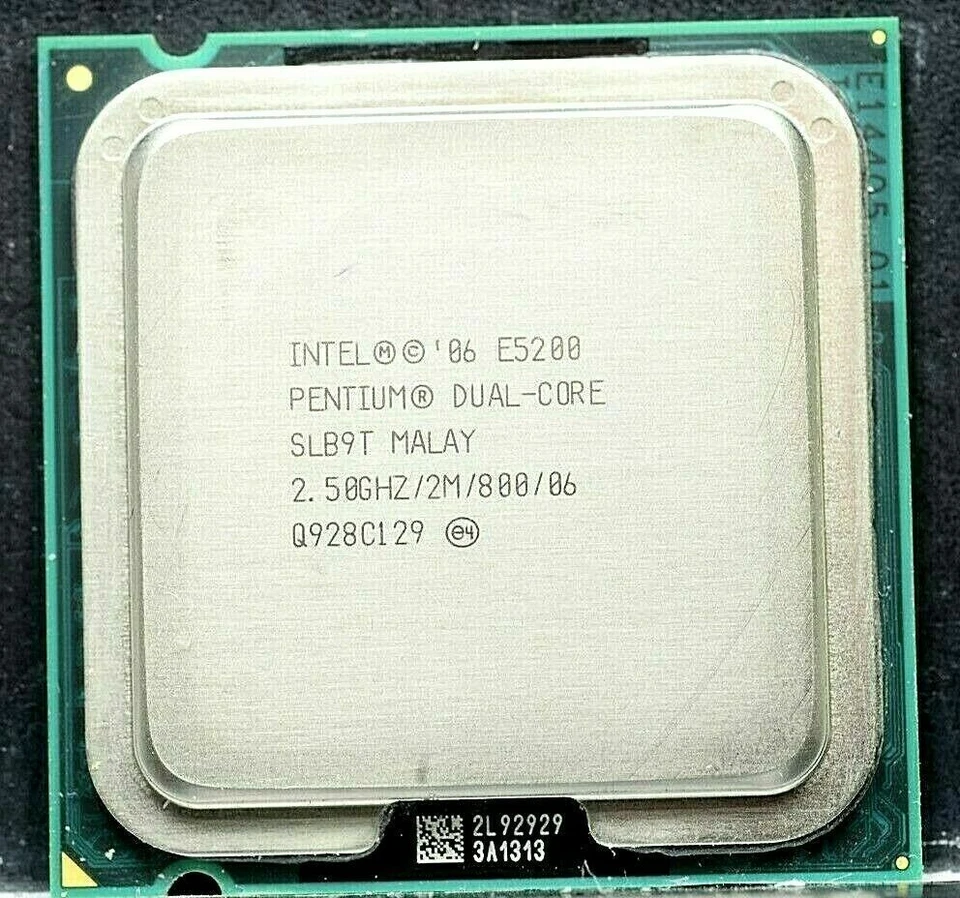 Original Intel Pentium E5200 2.5 GHz SLB9T Dual-Core Processor LGA 775 CPU 65W - Image 4 of 4