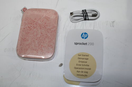 HP Sprocket Portable 5x7,6 cm Drukarka natychmiastowych zdjęć (różowa) Drukuj zdjęcia na Zi - Zdjęcie 1 z 1