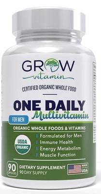 One Daily Multivitamin for Men - with Vitamins & Minerals + Organic Whole Foo...