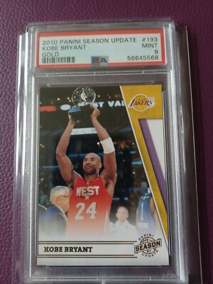Kobe Bryant PSA 9 22/24 Gold 2010 Panini Season Update THE ONLY 1 GRADED. MINT 9