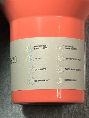 Stanley quencher H2.0 Flowstate Tumbler Peach Hot Cold 40Oz 1.18L Insulated - Picture 4 of 9